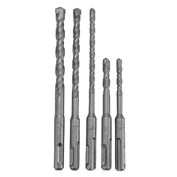 Easy Work 41034 Set Di Punte Per Martello Sds, Argento, 5 Pezzi (1 Set)-image