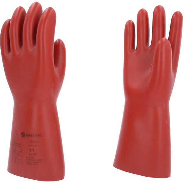 Ks Tools Guanto Di Protezione Per Elettricisti Con Protezione Meccanica E Termica Taglia 11 Classe 2 Rosso - 117.0094-image