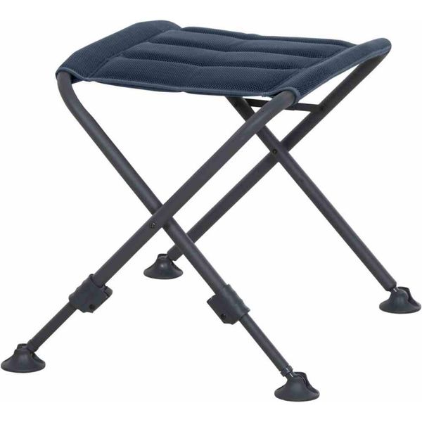 Poggiapiedi Siena Garden Per Poltrona Premium In Blu Scuro, Alluminio / Rete 2D-image