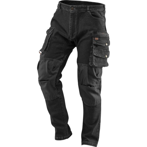 Neo Tools Pantaloni In Denim - Pantaloni Protettivi - Pantaloni Da Lavoro - Pantaloni Di Sicurezza - Taglia: S-image