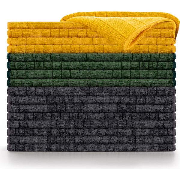 Set Di 16 Panni In Microfibra Blumtal, Altamente Assorbenti - Panni In Microfibra Senza Pelucchi Per Tutti Gli Usi, Panni Per La Pulizia Senza Striature, Strofinacci, 355 Gsm, 30X40 Cm-image