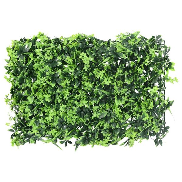 Vidaxl Schermo Per La Privacy In Foglie Artificiali 6 Pz. Verde 40X60 Cm-image