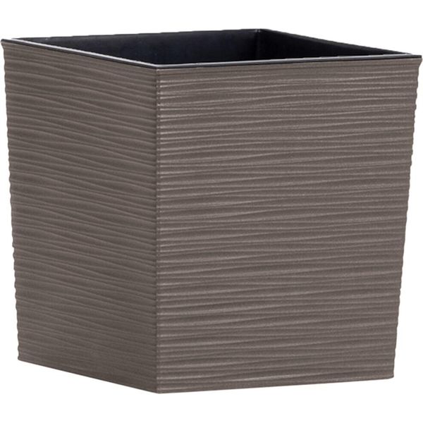 Fioriere Siena Garden Nizza Groove Grigio Effetto Scanalato, 30 X 30,5 Cm-image