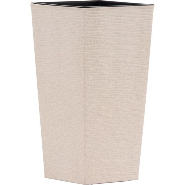 Fioriere Siena Garden Nizza Groove Crema Effetto Scanalato, 35 X 35 X 68 Cm-image