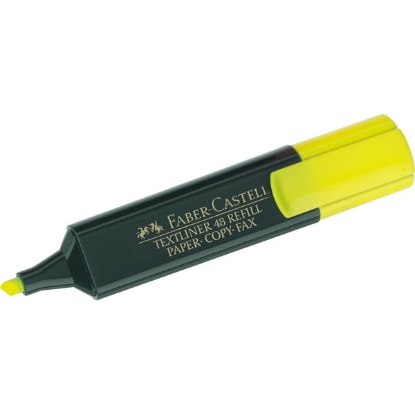 Faber-Castell 154807 Evidenziatore 1 Pz Punta Smussata Giallo-image