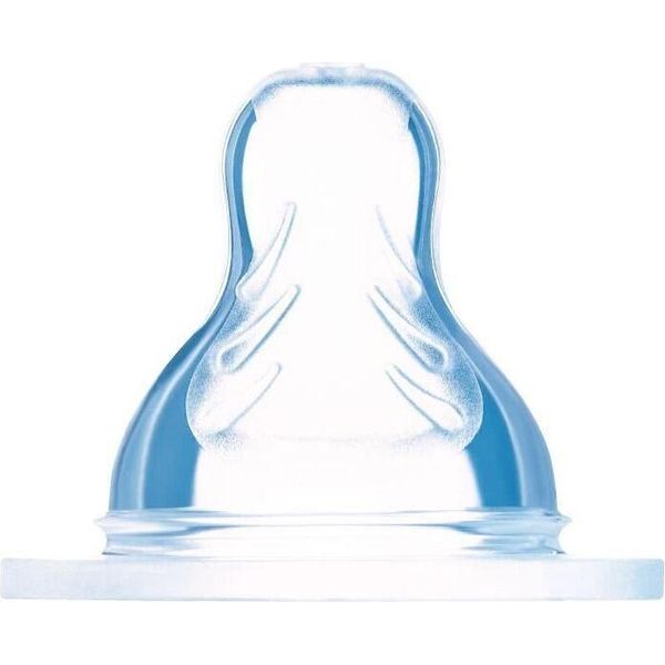 Mam Tettarella Anatomica - Flow X Fast - Silicone - Set Di 2 - Trasparente - 6 Mesi + Non Applicabile.-image