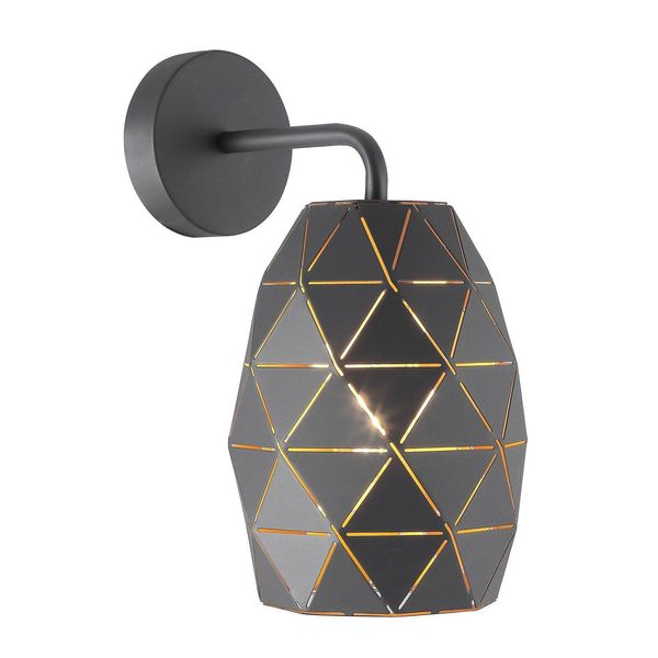 Italux Harley Lampada Da Parete A Led Moderna In Grafite MBM-3480/1 Gr+Gd-image