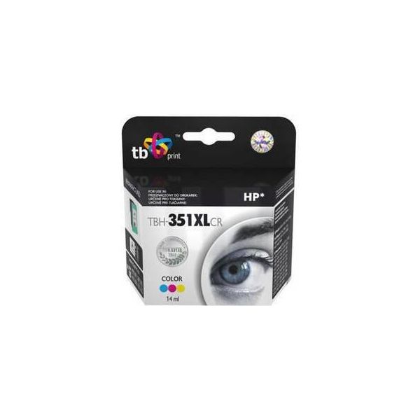 Tb Print Ink Hp Dj D4260 Color Remanufactured TBH-351XLCR-image