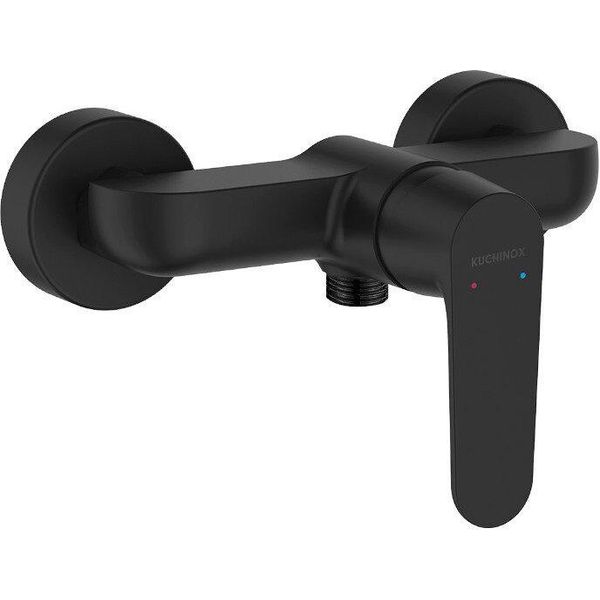 Miscelatore Doccia Design Miscelatore Doccia Miscelatore Doccia A Parete Nero-image