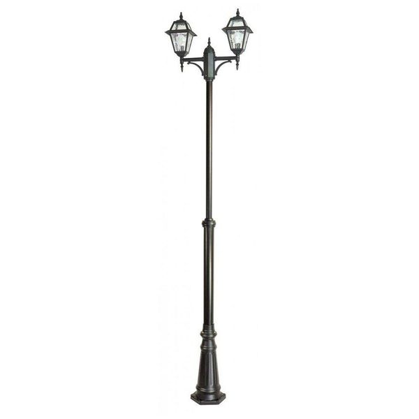 Retro 285 Cm 2Xe27 Nero IP43 SU-MA Lanterna Da Giardino In Vetro Colorato Ogmwn 2 N-image