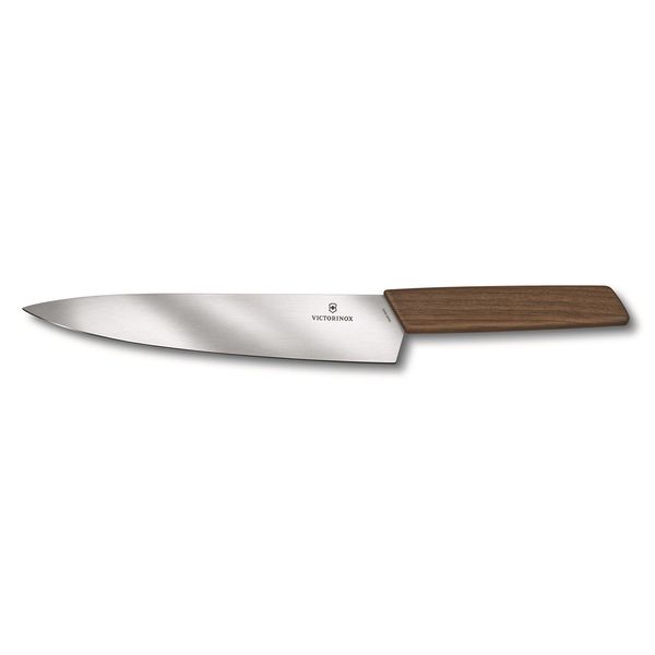 Victorinox Coltello Da Intaglio Coltello Da Chef Moderno Svizzero Coltello In Legno Di Noce 6.9010.22G-image