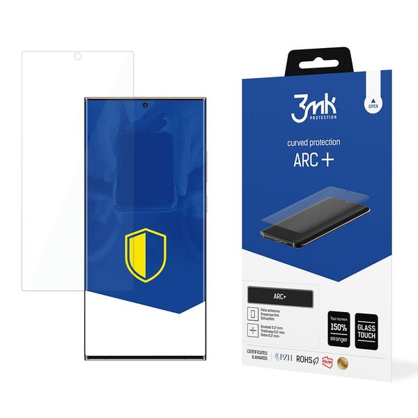 3Mk Arc+ Protezione Dello Schermo Per Samsung Galaxy Note 20 Ultra 5G 0.17Mm Self-Heal-image