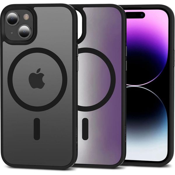 Tech-Protect Magmat Magsafe Iphone 15 Nero Opaco-image