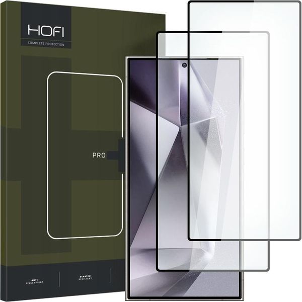 Vetro Temperato Hofi Glass Pro+ 2 Pack Galaxy S24 Ultra Black-image