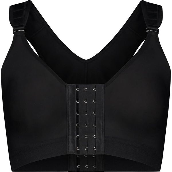 Reggiseno Compressivo Post-Operatorio Linorie Con Chiusura Frontale - Nero - L-image