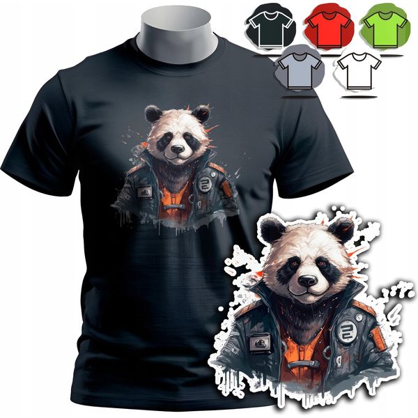 Maglietta Uomo Choice Patterns - Panda Bamboo Nature Animal - 3Xl-image