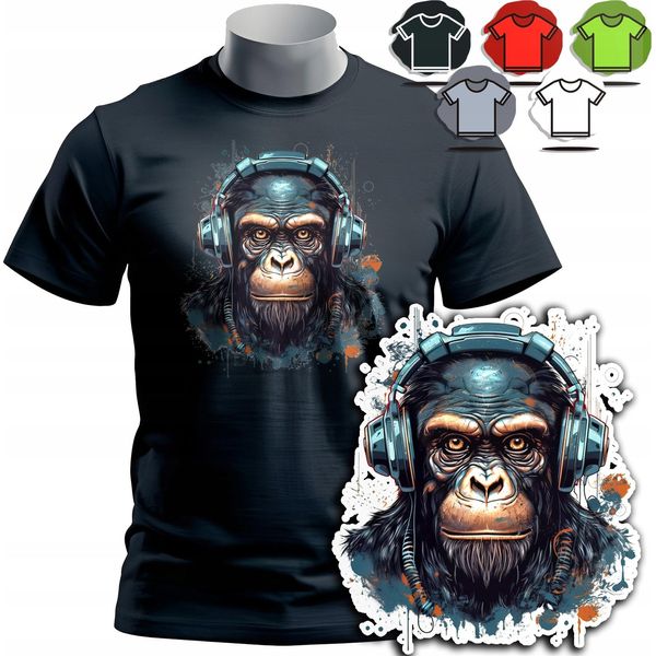 Modelli Di Magliette Da Uomo Da Scegliere - Scimmia Gorilla Banana Gift - Xl-image