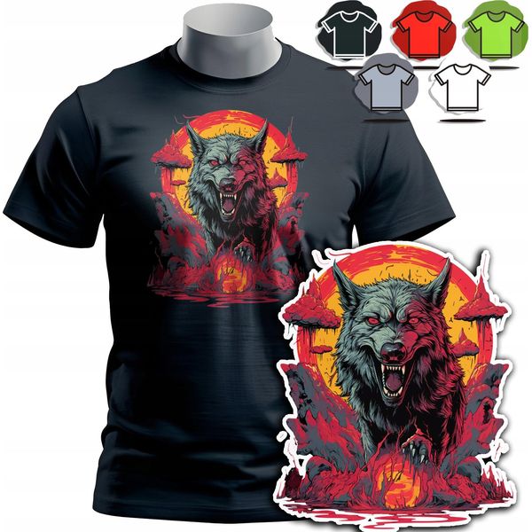 Modelli Di Magliette Da Uomo Tra Cui Scegliere - Wolf Wolf Alpha Animal Sigma - S-image