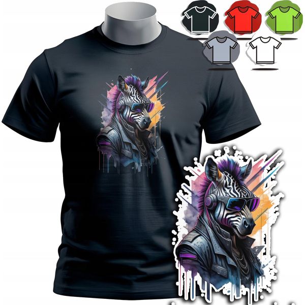 Modelli Di Magliette Da Uomo Da Scegliere - Zebra Safari Animal Horse - S-image