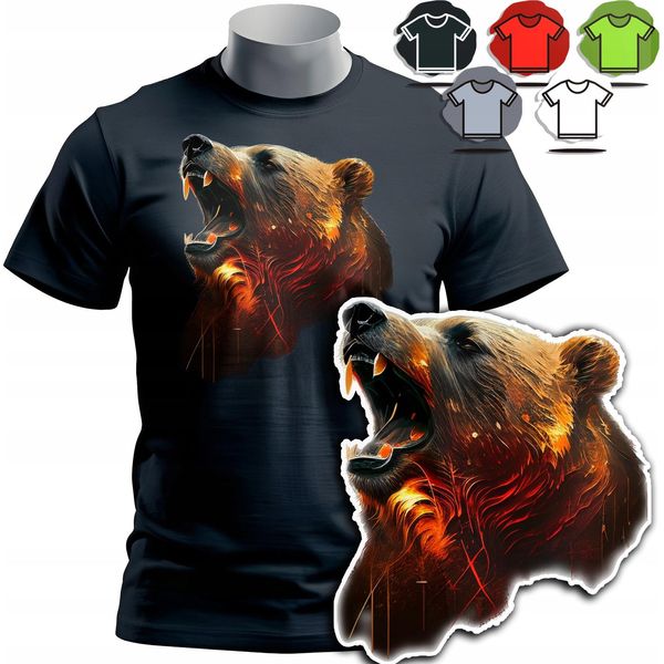 Modelli Di Magliette Da Uomo Tra Cui Scegliere - Bear Bear Wildlife - M-image