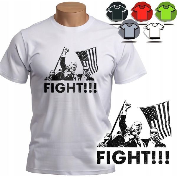 Maglietta Da Uomo Choice Patterns - Trump Fight - 3Xl-image