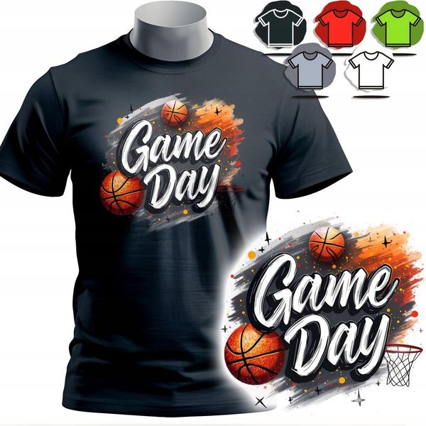 Maglietta Da Uomo Choice Patterns - Basketball Game Day - Xl-image