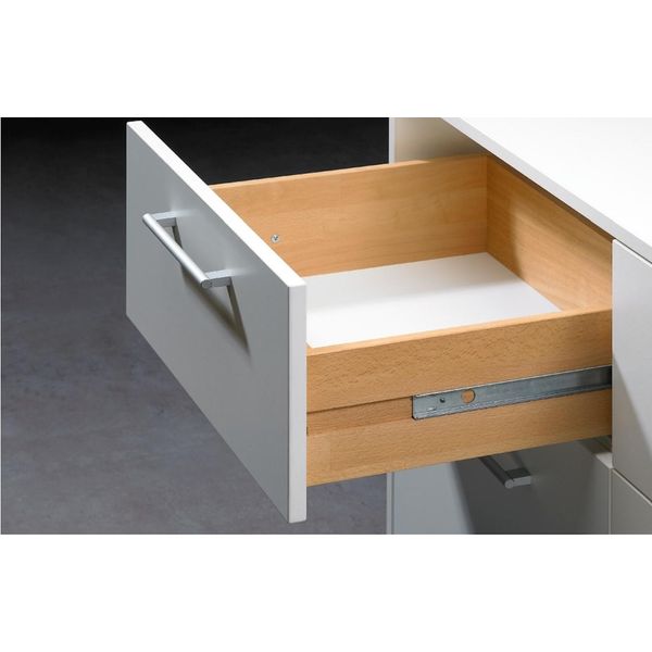 Estrazione Parziale Ka 270 Sta Zincata L.350Mm 12Kg Lunghezza Cassetto 350-550Mm Hettich-image