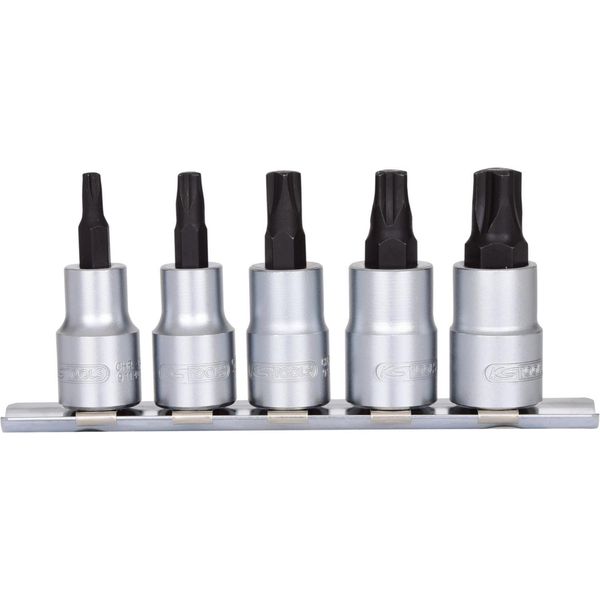 Ks Tools Set Di Bussole Da 3/8" Per Viti Mts Mortorq® 5 Pezzi - 911.4010"-image