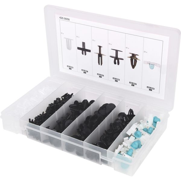 Ks Tools Set Di Clip Di Fissaggio Per Bmw, 290 Pezzi ( 420.0050 )-image