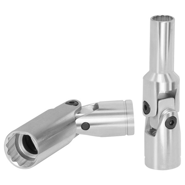 Ks Tools 3/8" Chromeplus® Presa A 12 Punte Con Snodo 17 Mm - 918.4858"-image