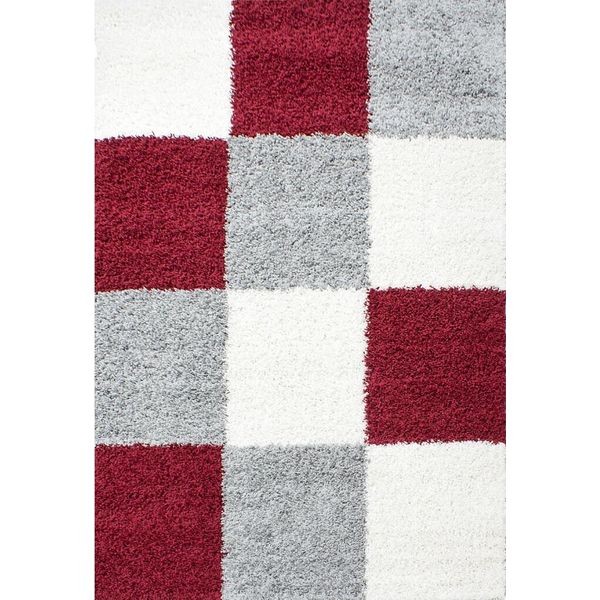 80X250 Cm Tappeto Life Shaggy 1501 Rosso-image