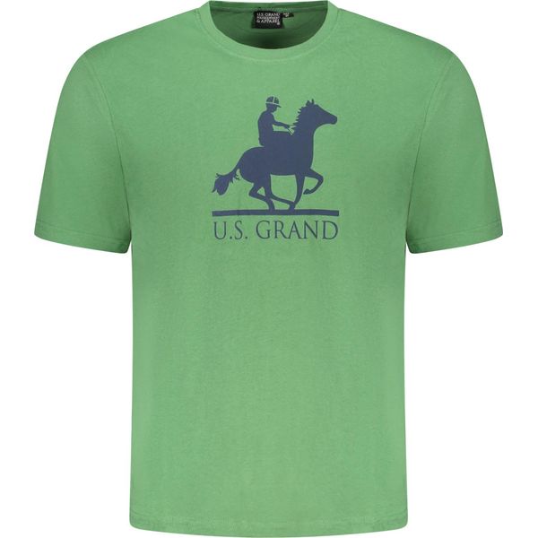 Us Grand Polo SHORT-SARM T-SHIRT Men Green : Colore - Verde, Taglia - L Taglia: L Colore: Verde-image