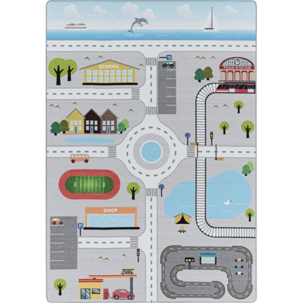 80X120 Cm Tappeto Per Bambini Play 2902 Grigio-image