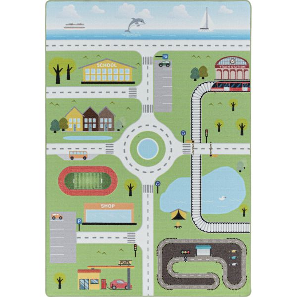 80X120 Cm Tappeto A Pezzi Play 2902 Verde-image