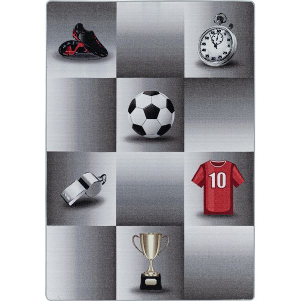 80X120 Cm Tappeto A Pezzi Play 2906 Grigio-image