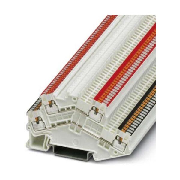 Phoenix Contact Doppelstock-Klemme 0, 14-1, 5Qmm, Weiß PTTBS1, 5SWH/U-BKO-RD (3214662)-image