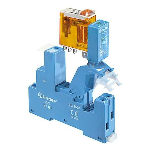 Finder Schraubfassung Blau 97.01 (9701)-image