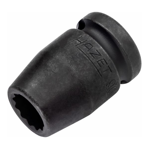 Hazet 900SZ-12 Schlag-, Maschinenschrauber-SteckschlüSsel-Einsatz (Doppel-6Kt.) Vierkant Hohl 12,5 Mm (1/2 Zoll) AußEn-Doppel-Sechskant-Tractionsprofil)-image