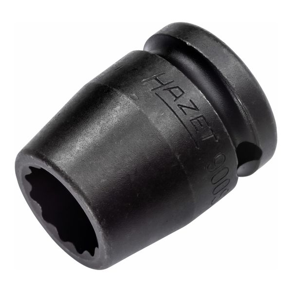 Hazet Schlag-, Maschinenschrauber-SteckschlüSsel-Einsatz (Doppel-6Kt.) 900SZ-16 Vierkant Hohl 12,5 Mm (1/2 Zoll) AußEn-Doppel-Sechskant-Tractionsprofi)-image