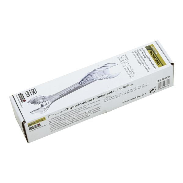Proxxon Doppel-MaulschlüSselsatz, 11-Teilig Von 6 X 7 Bis 30 X 32 Mm (23802)-image