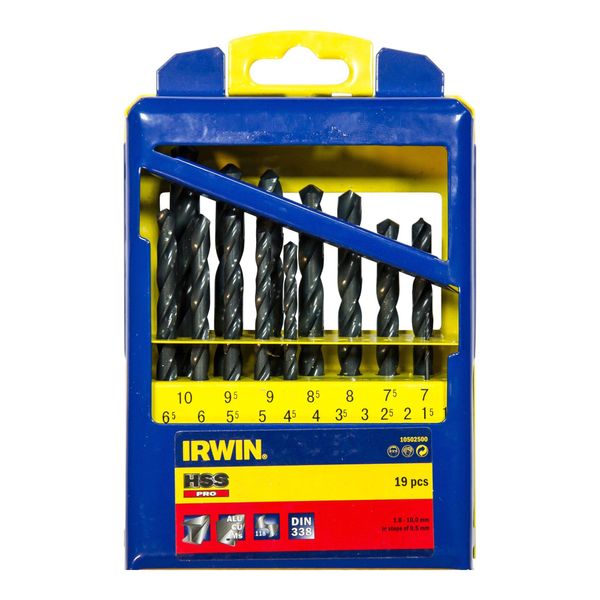 Irwin Metallbohrer Hss Set 19-Tlg ; Irwin Tools (10502500)-image