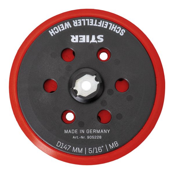 Stier Schleifteller StüTzteller Weich D147Mm M8 FüR Exzenterschleifer (905228)-image
