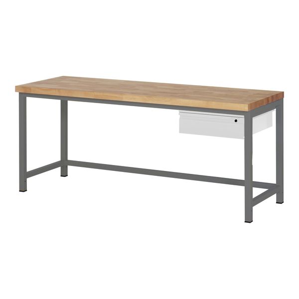Stier HöHenverstellbare Werkbank Premium Mit 1 Schublade Bxtxh 2000X700X840-1040Mm (904784)-image