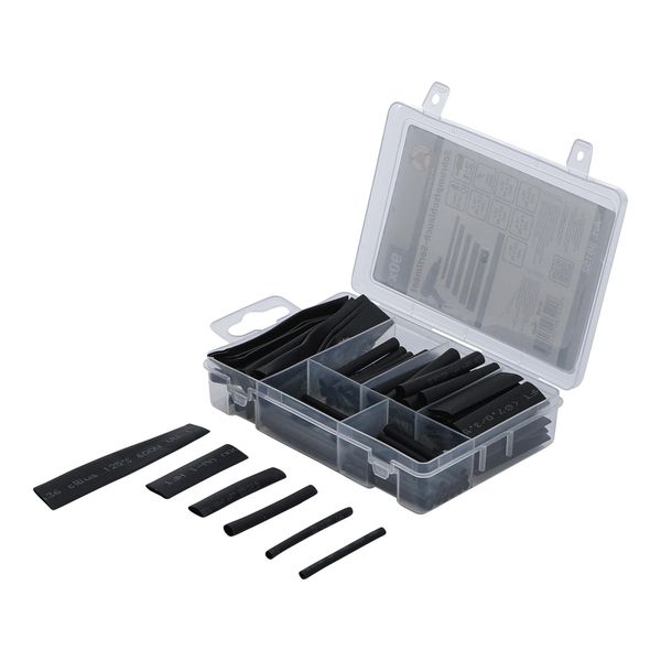 Bgs Do It Yourself Schrumpfschlauch-Sortiment Schwarz 90-Tlg. (88152)-image