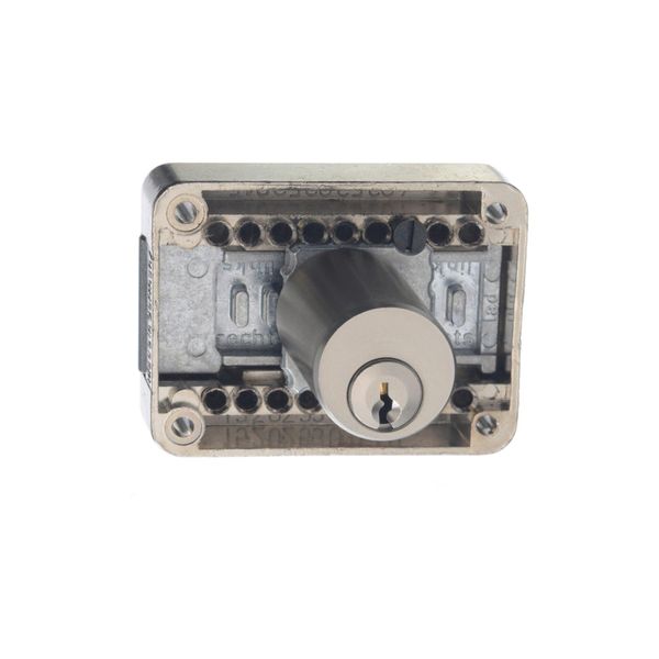 Junie Zylinderriegelschloss 2828,D 15-40Mm Aufliegend Metall Vernickelt, Ls/Rs (2828.00002)-image