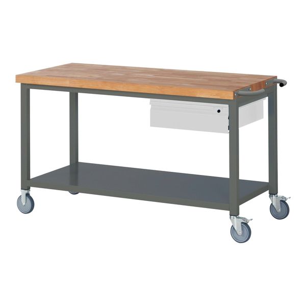 Stier Fahrbare Werkbank Premium Mit 1 Schublade Und Ablageboden Bxtxh 1500X700X880 Mm (906059)-image