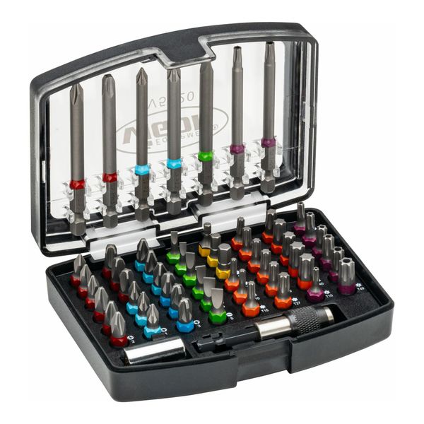 Vigor Bit Box V5020 Sechskant Massiv 6,3 (1/4 Zoll) Anzahl Werkzeuge: 57)-image