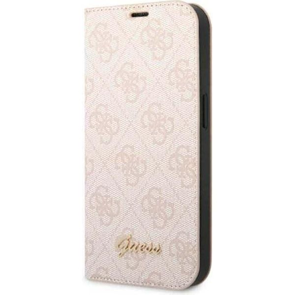 Guess Gubkp14Xhg4Shp Iphone 14 Pro Max6.7 RóżOwy/Pink Book 4G Vintage Gold Logo-image