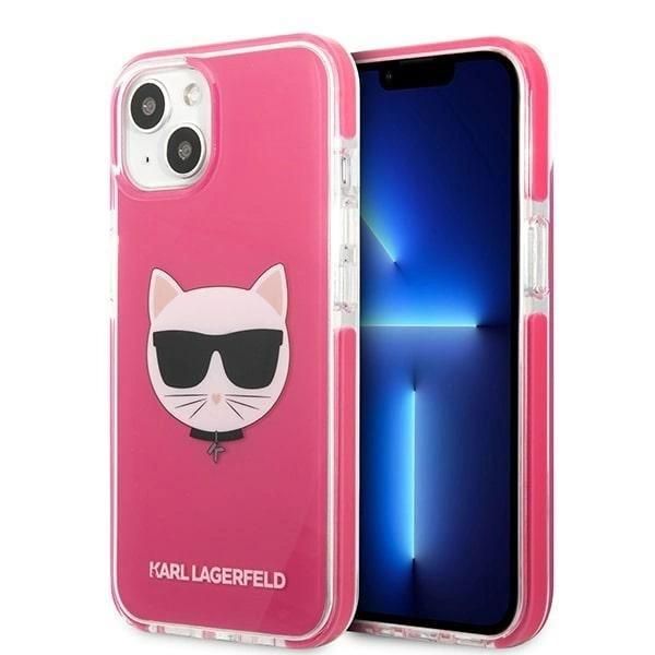 Karl Lagerfeld Klhcp13Stpecpi Custodia Rigida Per Iphone 13 Mini 5.4 Fucsia/Fuschia Choupette Head-image