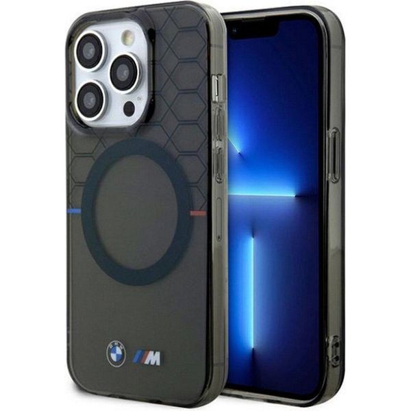 Etui Bmw Bmhmp14Xhgpk Iphone 14 Pro Max 6,7 Szary/Grey Hardcase Pattern Magsafe-image